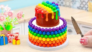 Miniature Cake Decorating ideas with Chocolate | 1000+ Mini Rainbow KitKat Cake Dessert Video