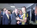 ERDOĞAN FENERBAHÇE SOYUNMA ODASINA İNDİ, ESPRİLER HAVADA UÇUŞTU