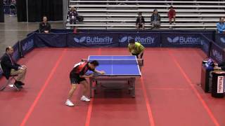 Men's Singles Rd 32: Yahao Zhang vs. Grant Li - 2011 US Table Tennis Championships