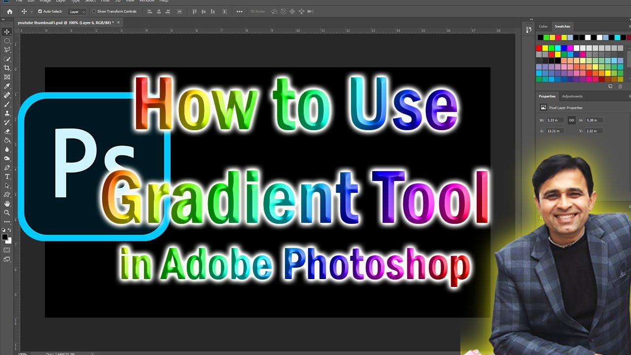 Photoshop Gradient Tool Tutorial At Maggie Martinez Blog