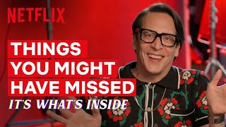 The Biggest Easter Eggs from It’s What’s Inside | Netflix