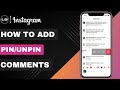 How To Unpin Instagram Comment (easy)