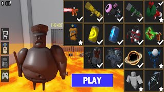 BARRY'S PRISON RUN! (OBBY) LAVA MODE Use All Items Roblox Update All Morphs Unlocked Gameplay Escape