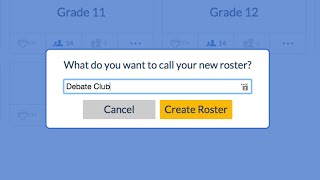 Create Class Rosters