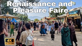 Renaissance Pleasure Faire 2023 Walkthrough, Southern California - 4k