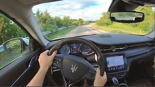 2020 Maserati Quattroporte S Q4 GranLusso - POV Test Drive (Binaural Audio)