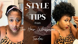 How to get a full Afro on fine hair without rollers