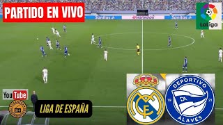 REAL MADRID VS ALAVES EN VIVO JUEGA EL CAMPEON DE LALIGA EA SPORTS 2024 - JORNADA 35