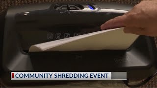 Community shredding event