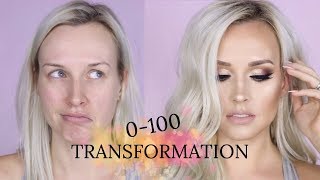 0-100 MAKEUP TRANSFORMATION - LASHES LOVE & LEATHER