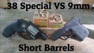 Short Barrels: 9mm VS .38 Special Ep.6- Hornady Critical Defense