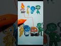 Insidout2 lego figure character matching  #shorts #trending #insideout2 #drawing