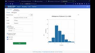Using Statdisk for Question 11, Section 2 1 in MyLab