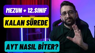 Kalan Sürede AYT FİZİK NASIL BİTER ? Mezun ve 12.sınıf