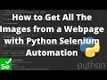 How to Get All The Images from a Webpage with Python Selenium Automation using find elements method