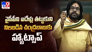 వైసీపీని ఐదేళ్లు తట్టుకుని నిలబడిన చంద్రబాబుకు హ్యాట్సాప్ | Pawan Kalyan Interesting Comments - TV9