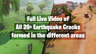 Fortnite Earthquake Cracks Live