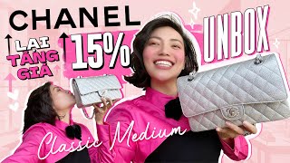 Unbox túi Chanel Medium caviar siêu hot | Chanel tăng giá không chớp mắt