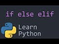 If Then Else Python Programming Tutorial