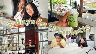 A weekend in Charlotte NC VLOG | Clubs, Sightseeing, \u0026 Cafes