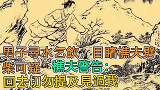 民間故事：男子尋水乞飲，目睹樵夫劈柴可疑，樵夫警告：“回去切勿提及見過我。”｜頭條故事匯