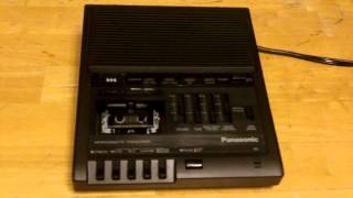 Panasonic RR-930 transcriber and microcassette recorder