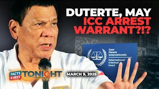 Duterte, pinaaaresto na ng ICC?