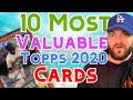 Top 10 Most Valuable Topps 2020 Series One Baseball Cards