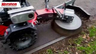 UBS Hydro Weedbrush machine for Moss and weed removed