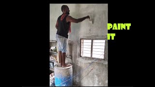 வீட்டுக்கு வெள்ளை சுண்ணாம்பு அடிப்பது House White Wash #whitecement #painting #challenge