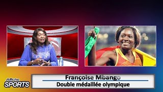 FRANÇOISE MBANGO, DOUBLE MÉDAILLÉE OLYMPIQUE SUR LE PLATEAU DE AFFICHE SPORT DU 14 NOVEMBRE 2024