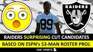 10 SURPRISE Raiders Cut Candidates Based On ESPN’s 53-Man Roster Projection Featuring Keelan Cole