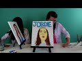 Audrey and Jordan Paint Portraits of Each Other!  AllAroundAudrey