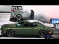 mustang mach1 vs redeye hellcat challenger drag racing