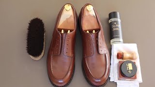 【靴磨き】J.M.WESTON GOLF Simple shoe care