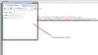 placeholder Attribute of Form Field: HTML5