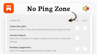 How to turn off live notification on Substack