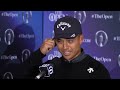 tiger woods bad round but good joke with xander schauffele｜the open