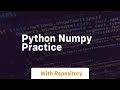 python numpy practice