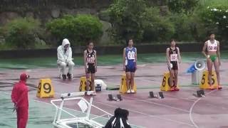 2016京都市中学校選手権　女子100mH決勝