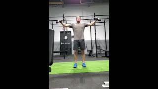 Dumbbell (DB) Lateral Raise - 50 rep set