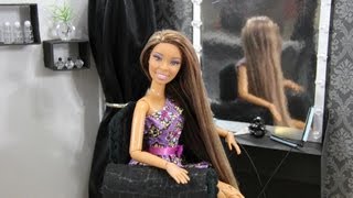 Room Tour : Doll Hair Salon - Doll Crafts