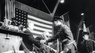 HD Historic Archival Stock Footage WWII - West Point Sends New Officers to the Army 1943