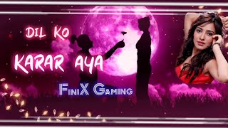 Dil Ko Karar Aaya | Slowed reverb Velocity Montage | #FiniX Gaming |Free Fire Montage | ff montage