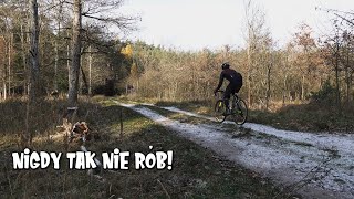 Jak NIE jeździć ROWEREM przy -5°