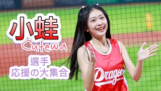 台湾プロ野球【味全竜】Cutewa小蛙(Dragon Beauties練習生)經典龍象大戰|選手の応援曲大集合2022/09/18