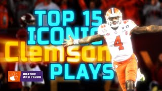 Top 15 Most Iconic Clemson Football Plays of All Time | Greatest Tigers Moments (Please SUBSCRIBE)