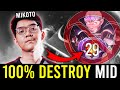 MIKOTO 100% Destroyed MIKEY's INVOKER LVL 29 MASTER TIER in Mid Lane..