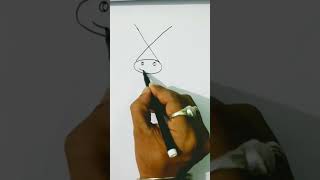 Quick simple and easy drawing of ❌️ l Cow drawing for beginner #shortsfeed #shorts #viral