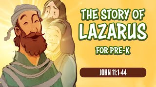 Jesus Raises Lazarus from the Dead: Preschool Bible Story - John 11:1-44 | Sharefaithkids.com